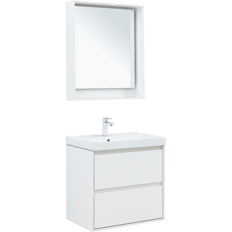 Тумба под раковину Aquanet Милан 70 336368 подвесная Белый глянец, купить, цена, заказать, магазин, доставка, скидка, промокод, купить, цена, заказать, магазин, доставка, скидка, промокод