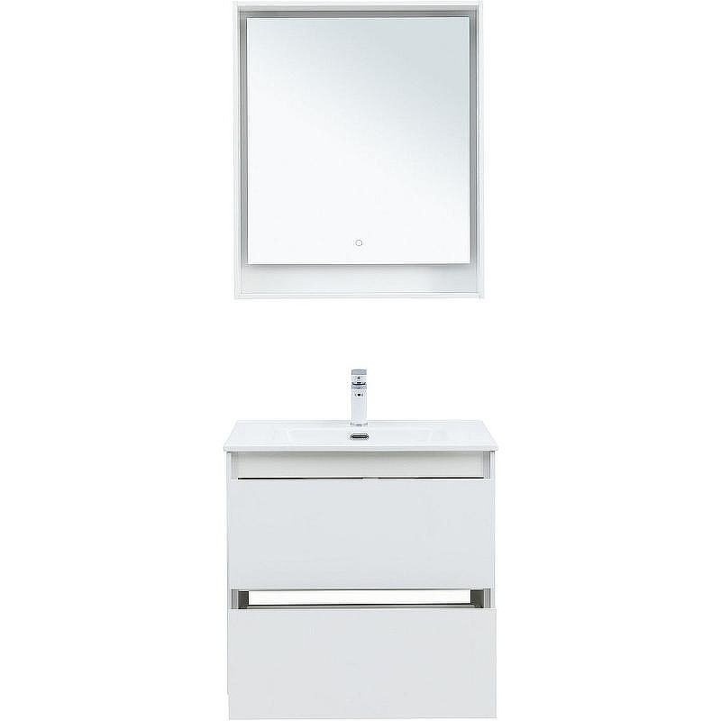 Тумба под раковину Aquanet Милан 70 336368 подвесная Белый глянец, купить, цена, заказать, магазин, доставка, скидка, промокод, купить, цена, заказать, магазин, доставка, скидка, промокод