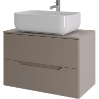 Тумба с раковиной Orange Line 80 Li-80TuLMDF+B03-600W подвесная Латте матовый, купить, цена, заказать, магазин, доставка, скидка, промокод, купить, цена, заказать, магазин, доставка, скидка, промокод