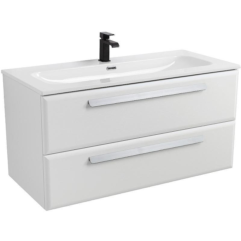 Тумба под раковину Cezares Eco-Cer-N 100 ECO-CER-N-1000-2C-SO-BL подвесная Bianco Lucido без ручек, купить, цена, заказать, магазин, доставка, скидка, промокод, купить, цена, заказать, магазин, доставка, скидка, промокод