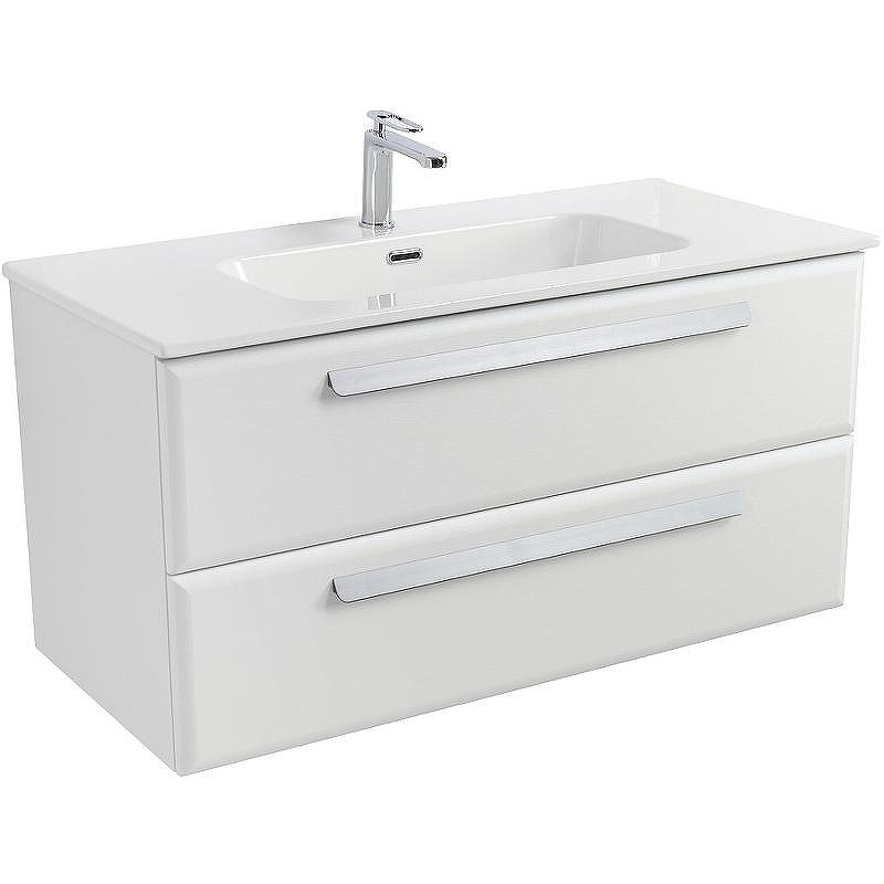 Тумба под раковину Cezares Eco-Cer-N 100 ECO-CER-N-1000-2C-SO-BL подвесная Bianco Lucido без ручек, купить, цена, заказать, магазин, доставка, скидка, промокод, купить, цена, заказать, магазин, доставка, скидка, промокод