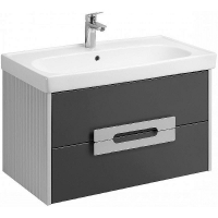 Тумба под раковину Aquaton Ар-Деко 85 1A280401DD8D0 подвесная Серый кобальт, купить, цена, заказать, магазин, доставка, скидка, промокод, купить, цена, заказать, магазин, доставка, скидка, промокод