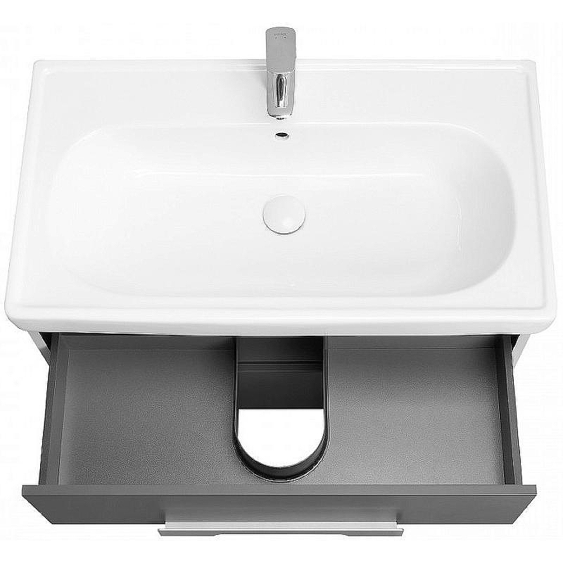 Тумба под раковину Aquaton Ар-Деко 85 1A280401DD8D0 подвесная Серый кобальт, купить, цена, заказать, магазин, доставка, скидка, промокод, купить, цена, заказать, магазин, доставка, скидка, промокод