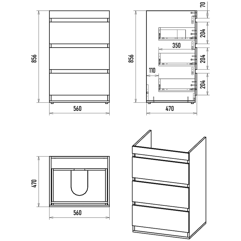 Тумба с раковиной Misty Коломбо 120 L УТ000015587 Дуб Галифакс Антрацит, купить, цена, заказать, магазин, доставка, скидка, промокод, купить, цена, заказать, магазин, доставка, скидка, промокод