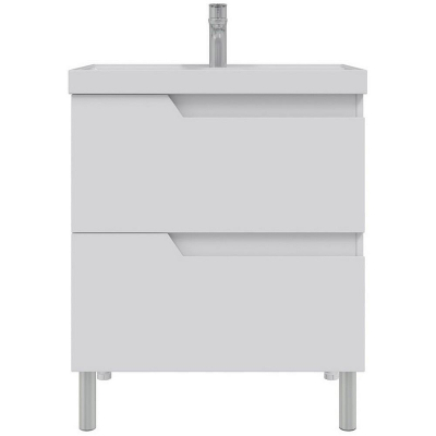 Тумба под раковину СанТа Антарес 70 700517 Белый глянец