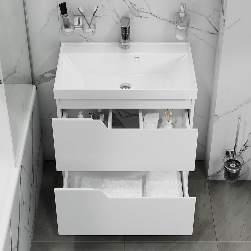 Тумба под раковину СанТа Антарес 70 700517 Белый глянец, купить, цена, заказать, магазин, доставка, скидка, промокод, купить, цена, заказать, магазин, доставка, скидка, промокод