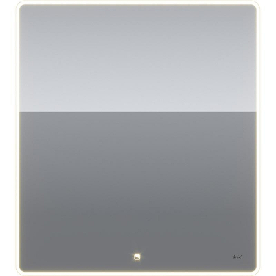 Зеркало Dreja Point 80 99.9029 с подсветкой Белый с сенсорным выключателем