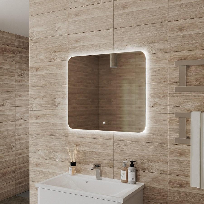 Зеркало Maretti Florenza 80 FL148070P25EL с подсветкой с сенсорным выключателем, купить, цена, заказать, магазин, доставка, скидка, промокод, купить, цена, заказать, магазин, доставка, скидка, промокод