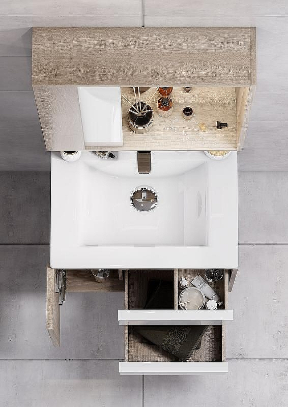 Тумба под раковину Aquaton Бостон 75 1A252601BN010 подвесная Дуб эврика Белый, купить, цена, заказать, магазин, доставка, скидка, промокод, купить, цена, заказать, магазин, доставка, скидка, промокод