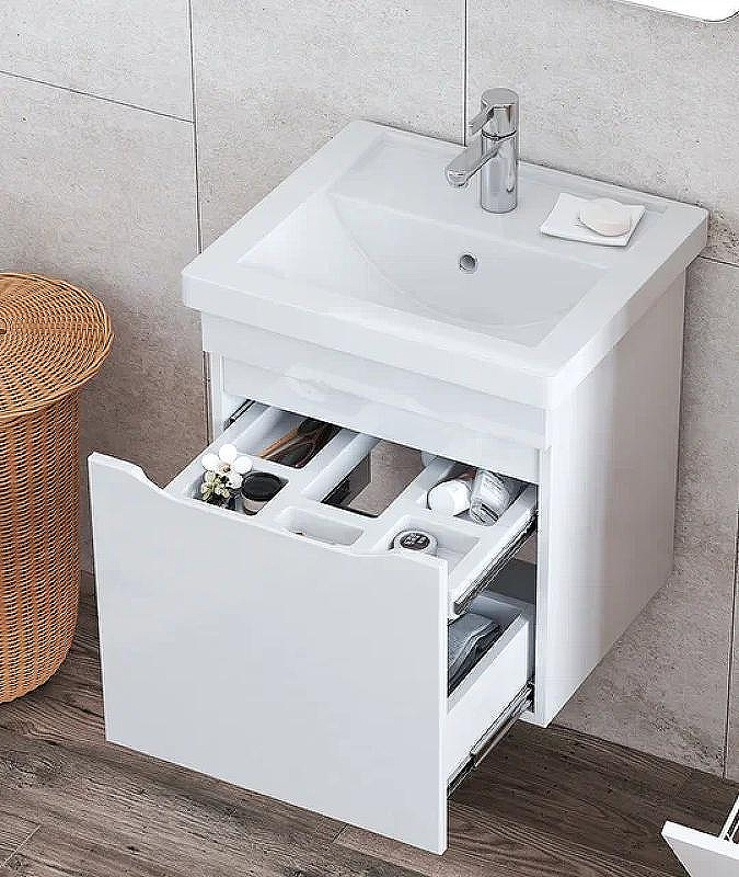 Тумба под раковину Vigo Grani 50 tp.GRI.FOS.50.1Y подвесная Белая, купить, цена, заказать, магазин, доставка, скидка, промокод, купить, цена, заказать, магазин, доставка, скидка, промокод