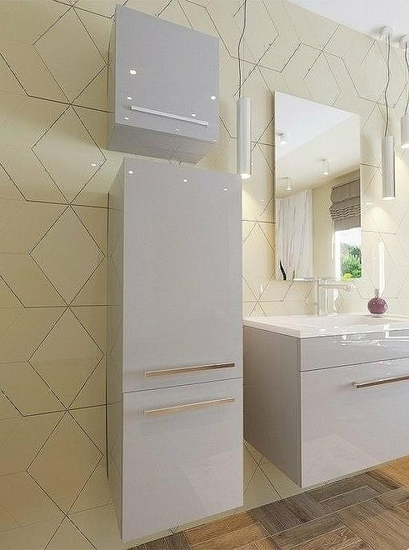 Шкаф пенал Эстет Elin 35 L ФР-00003353 подвесной Белый, купить, цена, заказать, магазин, доставка, скидка, промокод, купить, цена, заказать, магазин, доставка, скидка, промокод