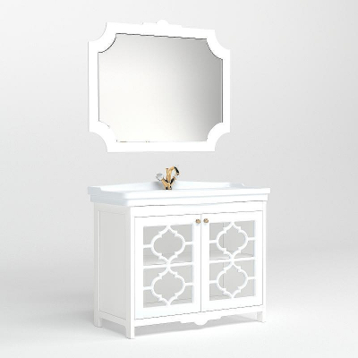 Тумба под раковину Corozo Манойр 85 SD-00000970 Белая