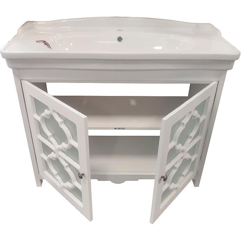 Тумба под раковину Corozo Манойр 85 SD-00000970 Белая, купить, цена, заказать, магазин, доставка, скидка, промокод, купить, цена, заказать, магазин, доставка, скидка, промокод