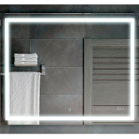 Зеркало Corozo Барго 100 SD-00001187 с подсветкой с сенсорным выключателем и часами, купить, цена, заказать, магазин, доставка, скидка, промокод, купить, цена, заказать, магазин, доставка, скидка, промокод