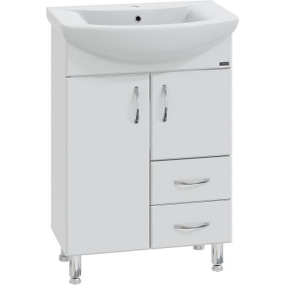 Тумба под раковину СанТа Стандарт 60 201020 Белая