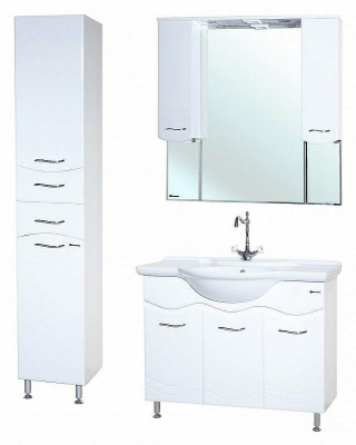 Шкаф пенал Bellezza Мари 35 4622904710012 Белый