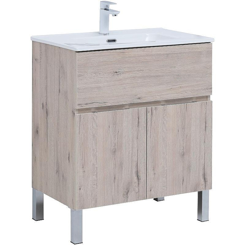 Тумба под раковину Aquanet Алвита New 70 303902 Дуб веллингтон белый, купить, цена, заказать, магазин, доставка, скидка, промокод, купить, цена, заказать, магазин, доставка, скидка, промокод