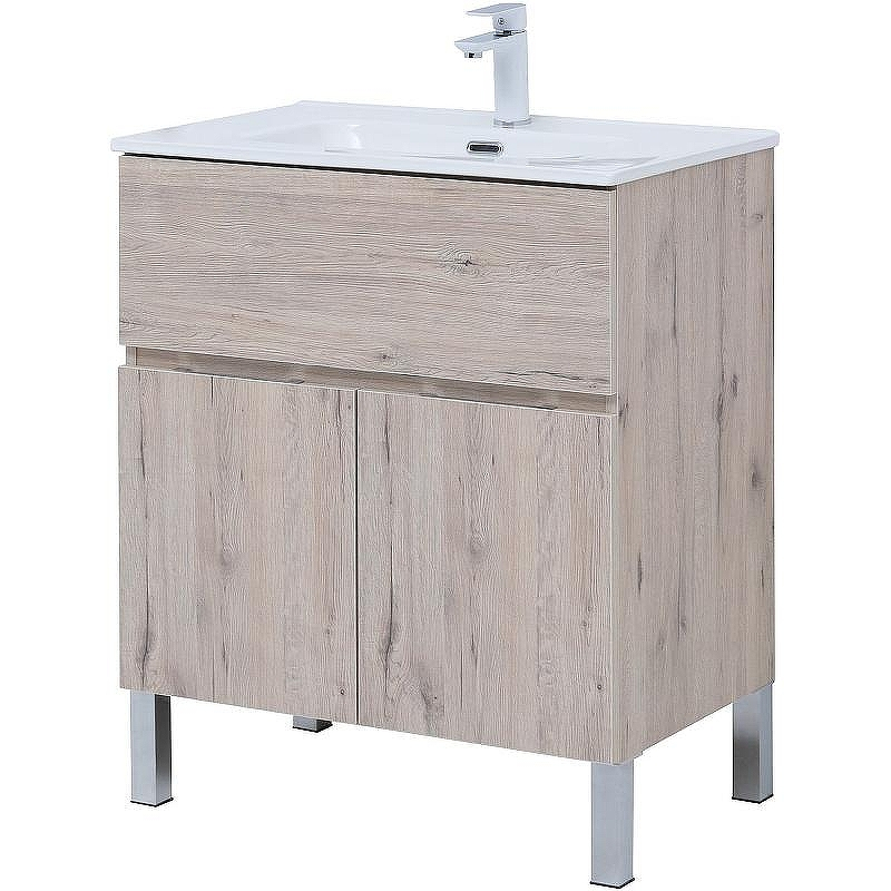 Тумба под раковину Aquanet Алвита New 70 303902 Дуб веллингтон белый, купить, цена, заказать, магазин, доставка, скидка, промокод, купить, цена, заказать, магазин, доставка, скидка, промокод