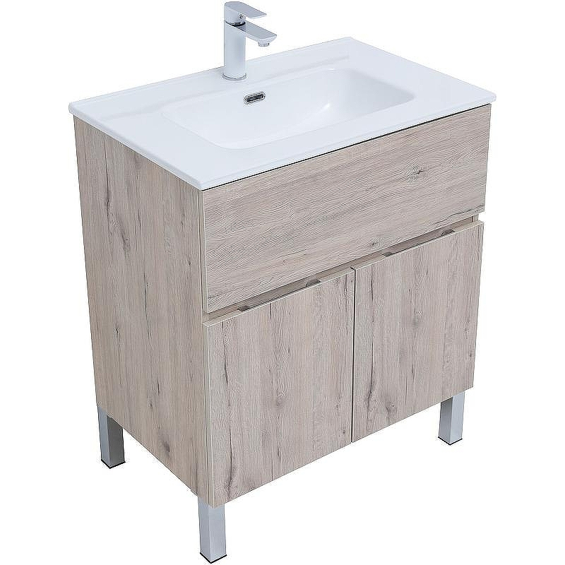 Тумба под раковину Aquanet Алвита New 70 303902 Дуб веллингтон белый, купить, цена, заказать, магазин, доставка, скидка, промокод, купить, цена, заказать, магазин, доставка, скидка, промокод