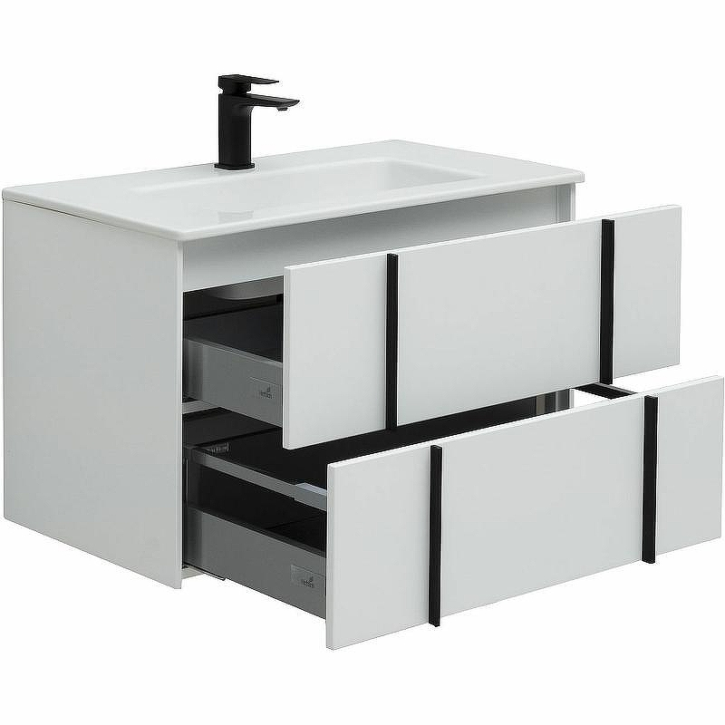 Тумба под раковину Allen Brau Reality 80 1.32005.WM подвесная Белая матовая, купить, цена, заказать, магазин, доставка, скидка, промокод, купить, цена, заказать, магазин, доставка, скидка, промокод