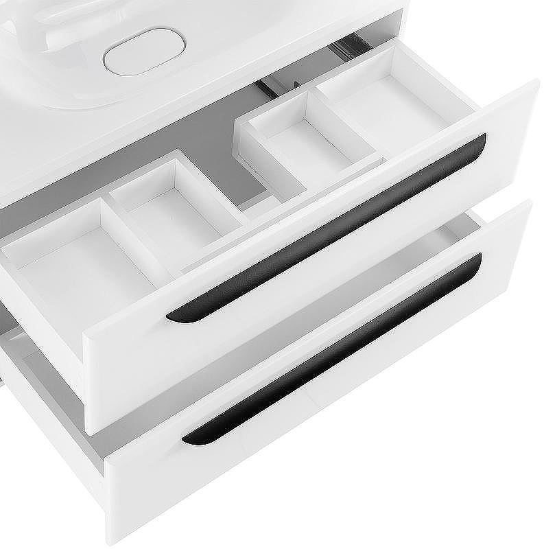 Тумба под раковину Cezares Eco 90 ECO-900-2C-SO-BO подвесная Bianco Opaco, купить, цена, заказать, магазин, доставка, скидка, промокод, купить, цена, заказать, магазин, доставка, скидка, промокод