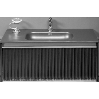 Тумба под раковину Boheme Armadi Art Vallessi Avangarde Canale 80 843-080-BCR подвесная Черная Хром, купить, цена, заказать, магазин, доставка, скидка, промокод, купить, цена, заказать, магазин, доставка, скидка, промокод