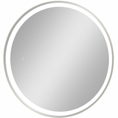 Зеркальный шкаф Континент Torneo White LED 60 МВК069 с подсветкой Белый