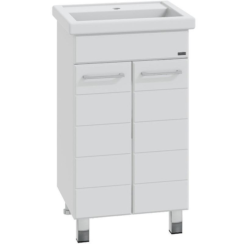 Тумба под раковину СанТа Омега 50 207001 Белая, купить, цена, заказать, магазин, доставка, скидка, промокод, купить, цена, заказать, магазин, доставка, скидка, промокод