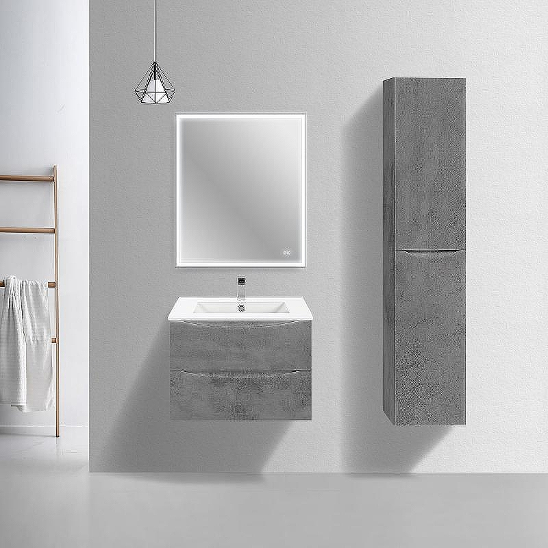 Тумба под раковину Vincea Mia Slim 70 VMC-2MC700S1BT подвесная Beton, купить, цена, заказать, магазин, доставка, скидка, промокод, купить, цена, заказать, магазин, доставка, скидка, промокод