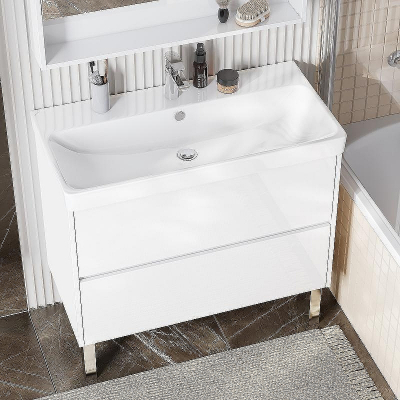 Тумба под раковину Aquaton Сканди 90 1A251901SD010 Белая