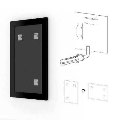 Зеркало Evoform Definite 106х56 Хром