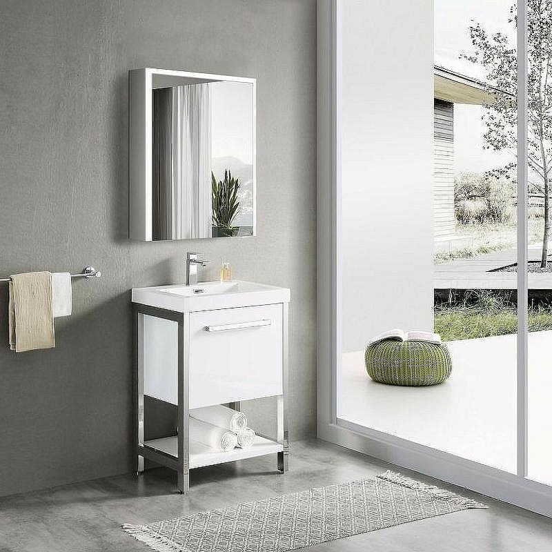 Зеркальный шкаф Esbano 50 ESMS5005 с подсветкой с инфракрасным выключателем, купить, цена, заказать, магазин, доставка, скидка, промокод, купить, цена, заказать, магазин, доставка, скидка, промокод