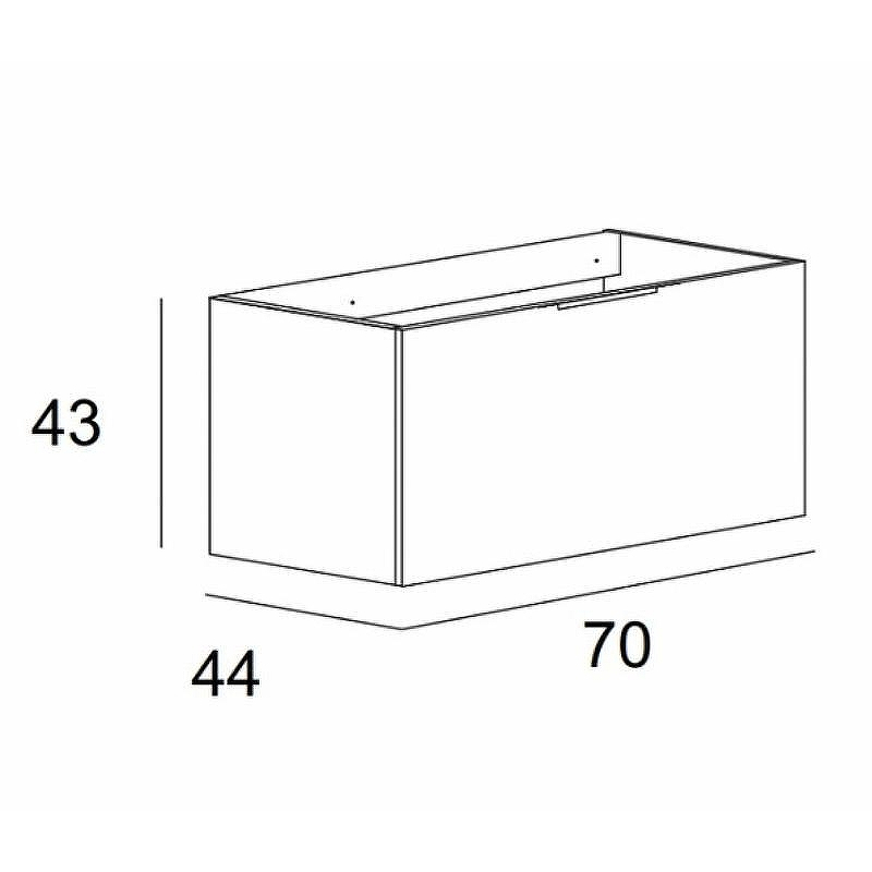 Тумба под раковину Cezares Premium 70 55436 подвесная Bianco opaco, купить, цена, заказать, магазин, доставка, скидка, промокод, купить, цена, заказать, магазин, доставка, скидка, промокод