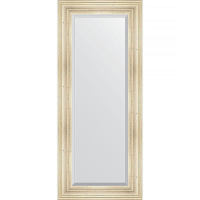 Зеркало Evoform Exclusive 139х59 BY 3523 с фацетом в багетной раме - Травленое серебро 99, купить, цена, заказать, магазин, доставка, скидка, промокод, купить, цена, заказать, магазин, доставка, скидка, промокод