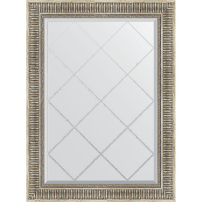 Зеркало Evoform Exclusive-G 105х77 BY 4196 с гравировкой в багетной раме - Серебряный акведук 93