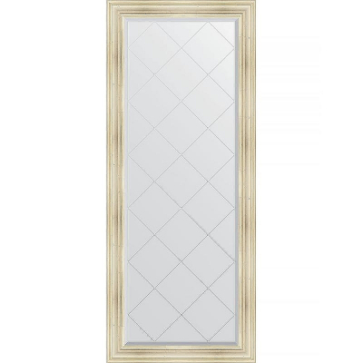 Зеркало Evoform Exclusive-G Floor 204х84 BY 6328 с гравировкой в багетной раме - Травленое серебро 99