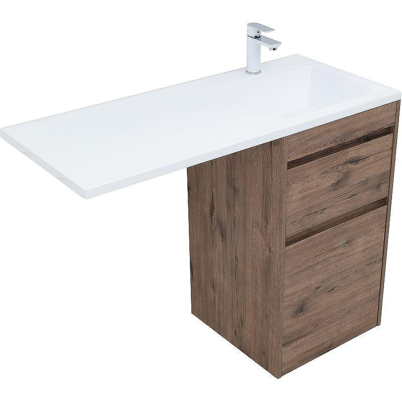 Тумба с раковиной Aquanet Токио 110 R 335586 Дуб веллингтон, купить, цена, заказать, магазин, доставка, скидка, промокод, купить, цена, заказать, магазин, доставка, скидка, промокод