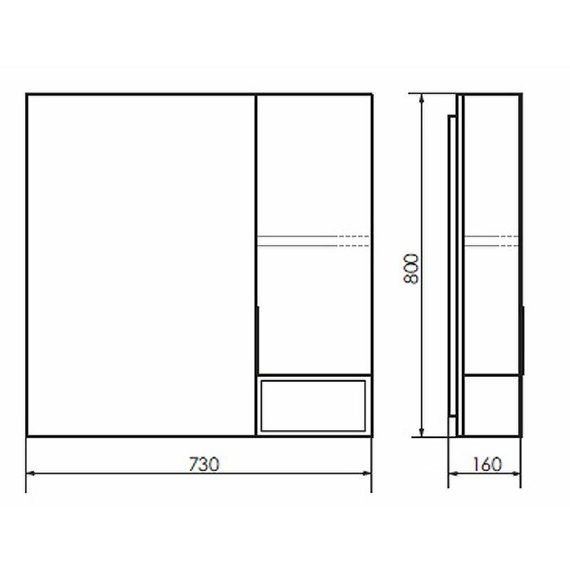 Зеркало со шкафом Comforty Франкфурт 75 00004151044 Дуб шоколадно-коричневый Черное матовое, купить, цена, заказать, магазин, доставка, скидка, промокод, купить, цена, заказать, магазин, доставка, скидка, промокод