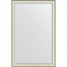 Зеркало Evoform Exclusive 174х114 BY 7458 с фацетом в багетной раме - Белая кожа с хромом 78, купить, цена, заказать, магазин, доставка, скидка, промокод, купить, цена, заказать, магазин, доставка, скидка, промокод