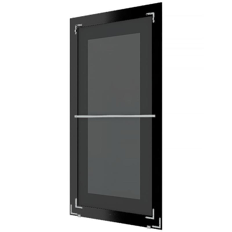 Зеркало Evoform Definite Floor 200х79 BY 6041 в багетной раме - Белая кожа с хромом 78, купить, цена, заказать, магазин, доставка, скидка, промокод, купить, цена, заказать, магазин, доставка, скидка, промокод