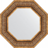 Зеркало Evoform Octagon 59х59 BY 3838 в багетной раме - Вензель бронзовый 101, купить, цена, заказать, магазин, доставка, скидка, промокод, купить, цена, заказать, магазин, доставка, скидка, промокод