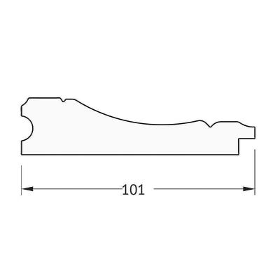 Зеркало Evoform Octagon 59х59 BY 3838 в багетной раме - Вензель бронзовый 101