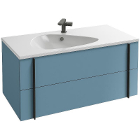 Тумба под раковину Jacob Delafon Nouvelle Vague 100 EB3032-G91 подвесная Аквамарин, купить, цена, заказать, магазин, доставка, скидка, промокод, купить, цена, заказать, магазин, доставка, скидка, промокод