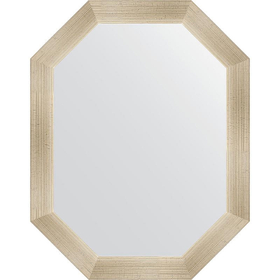 Зеркало Evoform Octagon 55x70 BY 7042 в багетной раме - Травленое серебро 59