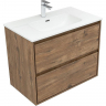 Тумба под раковину Aquanet Милан 80 336379 подвесная Дуб рустикальный, купить, цена, заказать, магазин, доставка, скидка, промокод, купить, цена, заказать, магазин, доставка, скидка, промокод