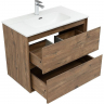 Тумба под раковину Aquanet Милан 80 336379 подвесная Дуб рустикальный, купить, цена, заказать, магазин, доставка, скидка, промокод, купить, цена, заказать, магазин, доставка, скидка, промокод