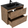 Тумба под раковину Aquanet Милан 80 336379 подвесная Дуб рустикальный, купить, цена, заказать, магазин, доставка, скидка, промокод, купить, цена, заказать, магазин, доставка, скидка, промокод