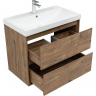 Тумба под раковину Aquanet Милан 80 336379 подвесная Дуб рустикальный, купить, цена, заказать, магазин, доставка, скидка, промокод, купить, цена, заказать, магазин, доставка, скидка, промокод