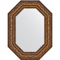 Зеркало Evoform Polygon 80х60 BY 7257 в багетной раме - Виньетка состаренная бронза 109, купить, цена, заказать, магазин, доставка, скидка, промокод, купить, цена, заказать, магазин, доставка, скидка, промокод