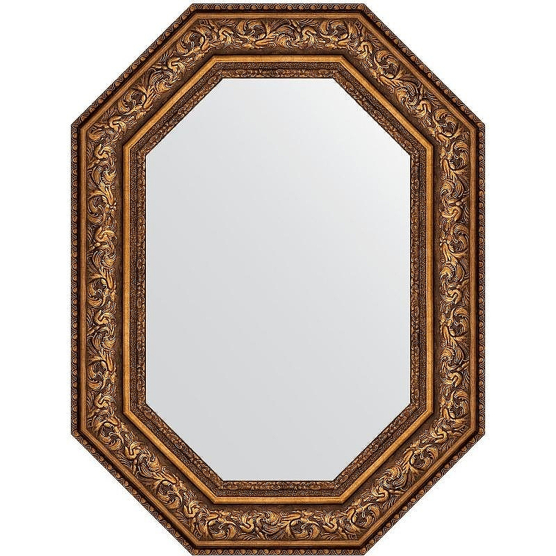 Зеркало Evoform Polygon 80х60 BY 7257 в багетной раме - Виньетка состаренная бронза 109, купить, цена, заказать, магазин, доставка, скидка, промокод, купить, цена, заказать, магазин, доставка, скидка, промокод
